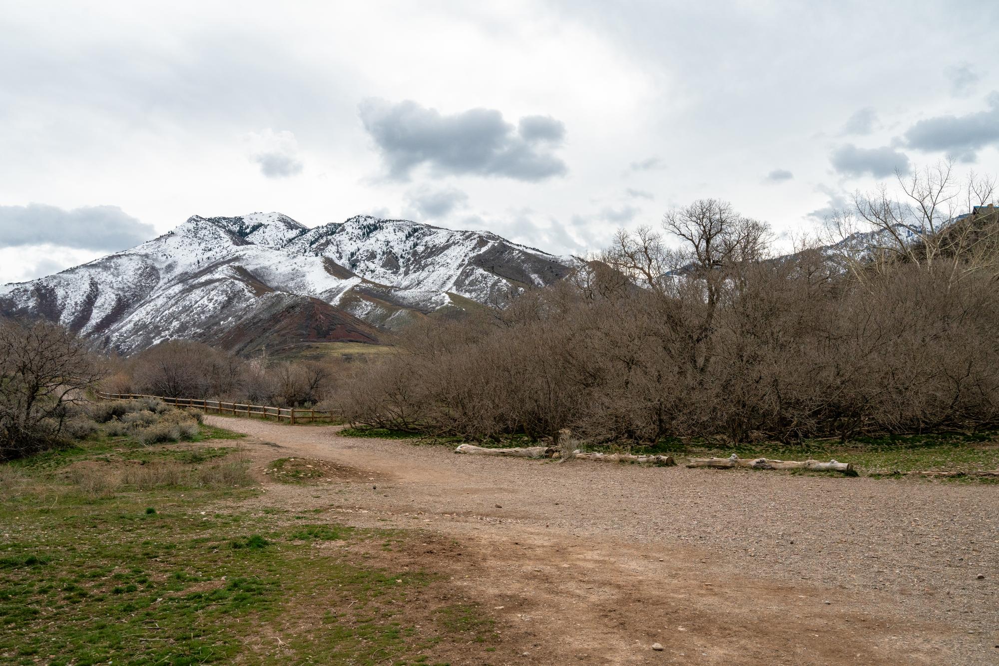 View of Wasatch Mountains from Parley's Historic Nature Park